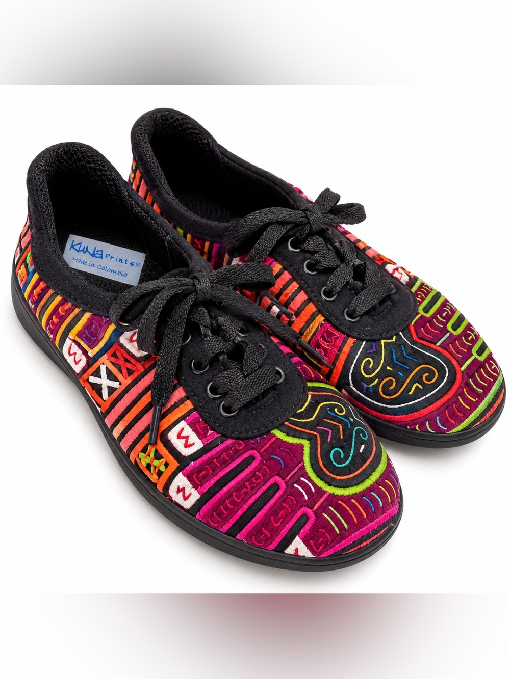 Kuna Prints Mola Textile Shoes Multicolor 36 US 6